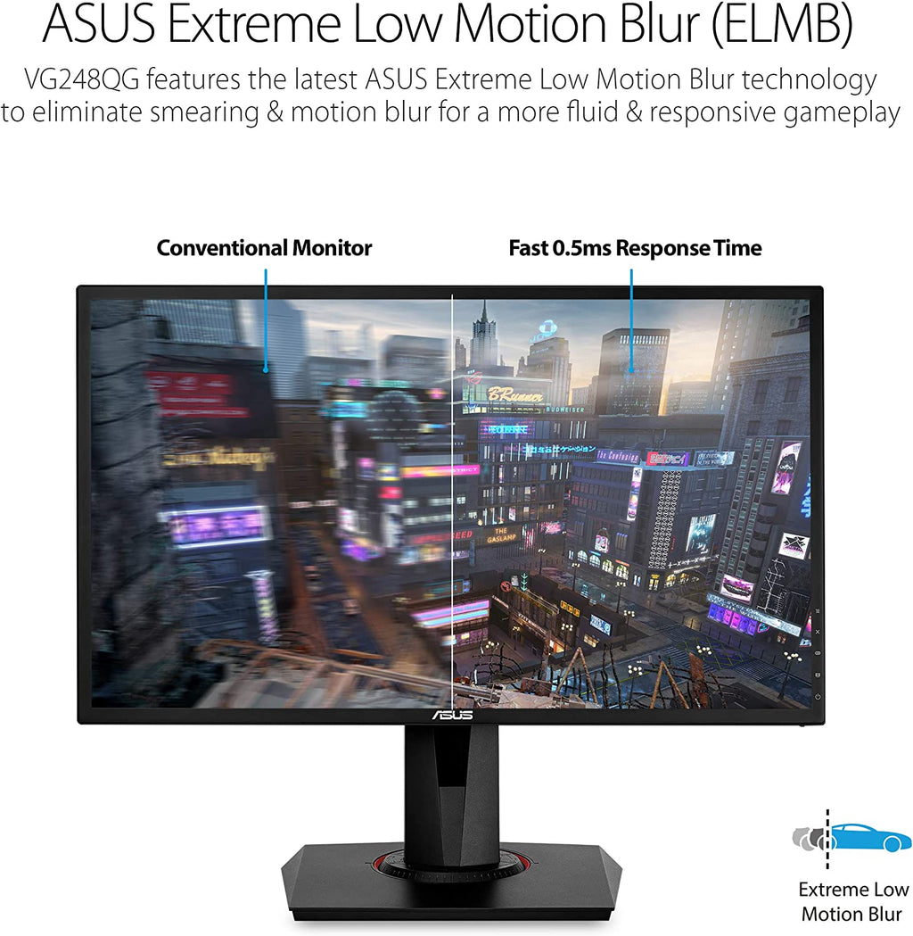 VG248QG 24” G-Sync Compatible Gaming Monitor 165Hz Full HD 1080P 0.5Ms DP HDMI DVI Eye Care