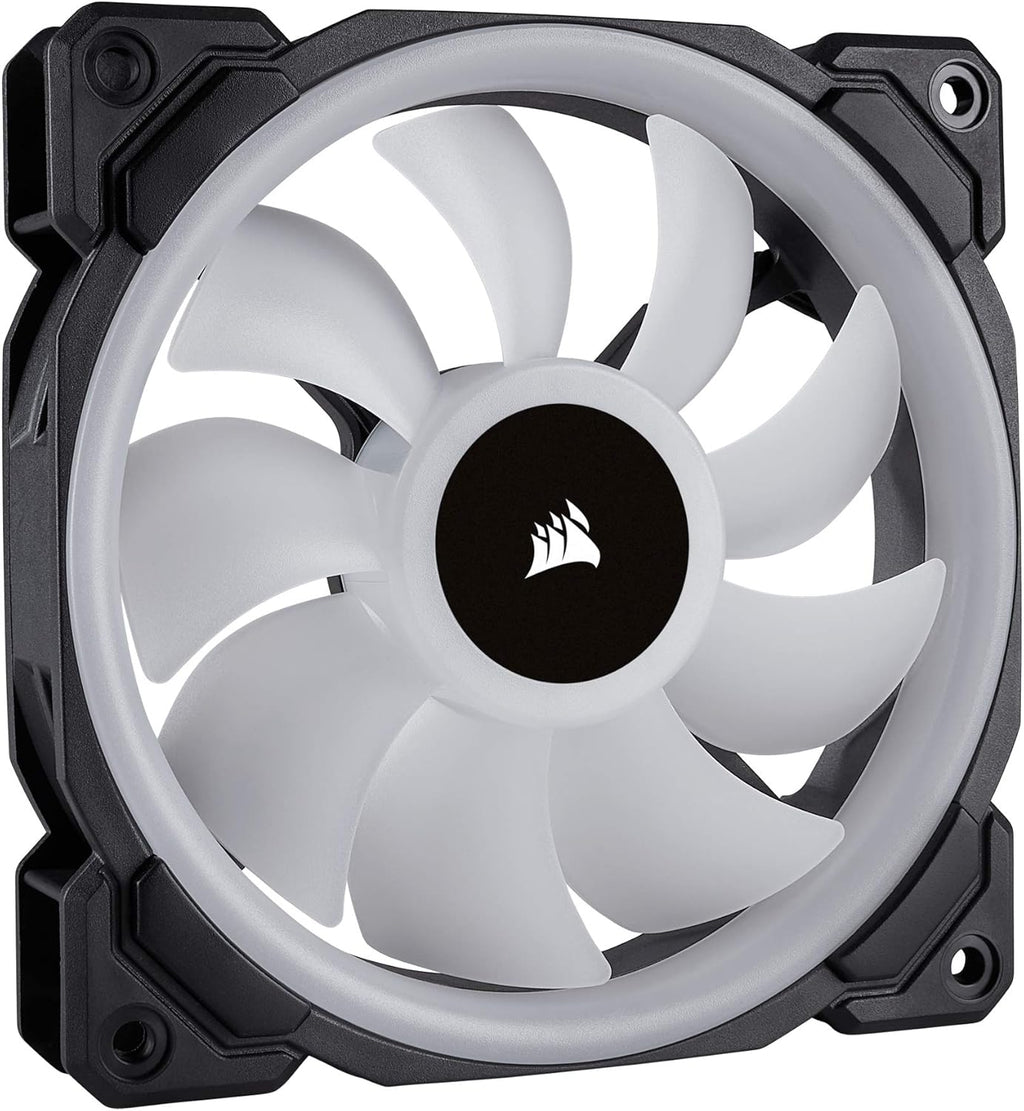 LL Series LL120 RGB 120Mm Dual Light Loop RGB LED PWM Fan 3 Fan Pack with Lighting Node Pro (CO-9050072-WW)