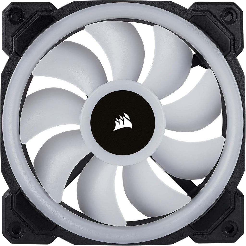 LL Series LL120 RGB 120Mm Dual Light Loop RGB LED PWM Fan 3 Fan Pack with Lighting Node Pro (CO-9050072-WW)