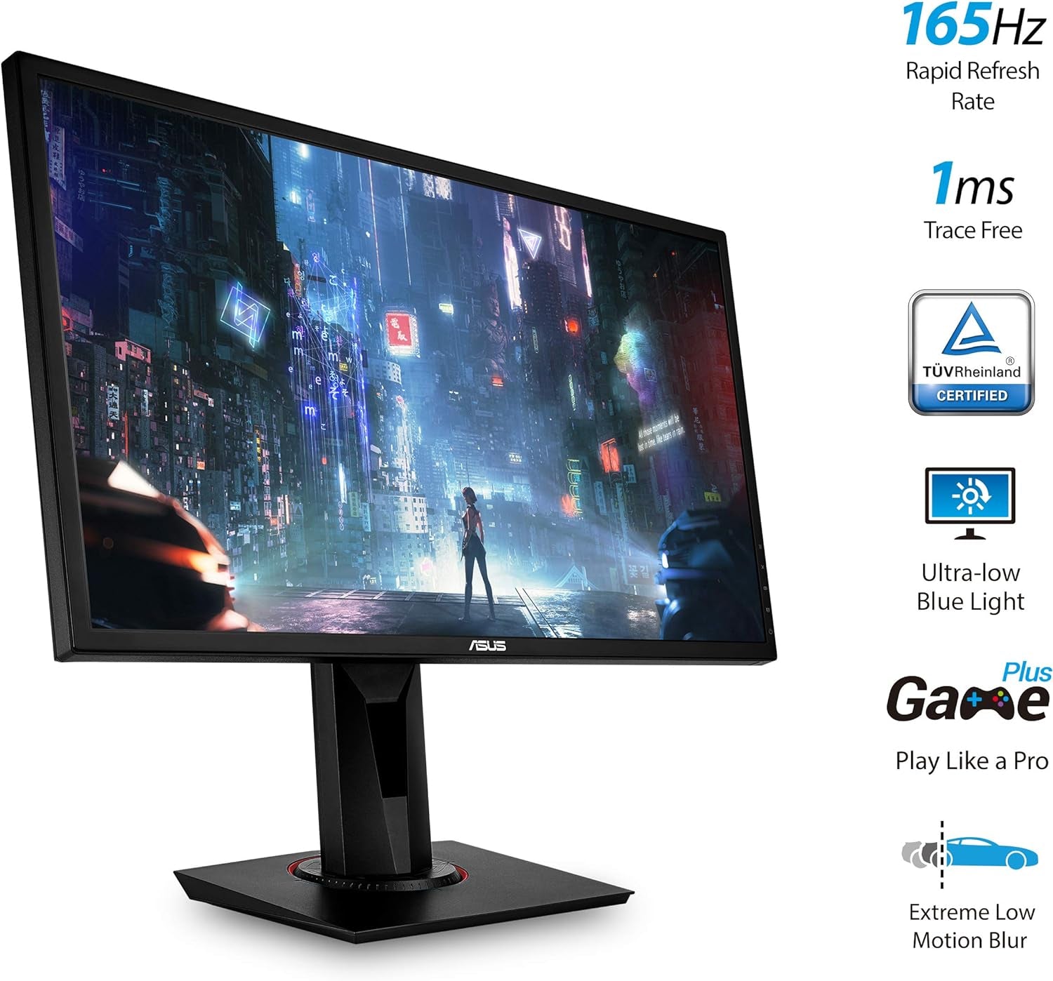 VG248QG 24” G-Sync Compatible Gaming Monitor 165Hz Full HD 1080P 0.5Ms DP HDMI DVI Eye Care