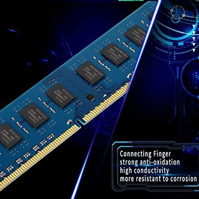 DDR3L 1600Mhz Udimm Ram 8GB Kit (4GBX2) PC3L-12800/PC3L-12800U 4GB CL11 240 Pin Non ECC Unbuffered 1.35V/1.5V Desktop Computer Memory Ram Module Upgrade